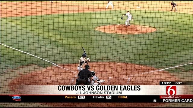 Golden Eagles Stroll Past Cowboys