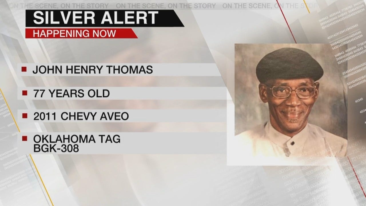 Silver Alert Issued For Missing Tulsa Man