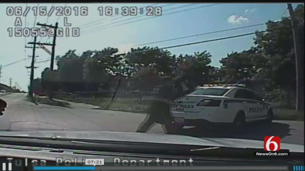 Tulsa Police Release Dashcam Video Of Chase That Led To Fatal Shooting