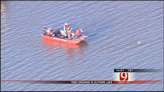 Crews Locate Drowning Victim's Body At Lake Near Guthrie