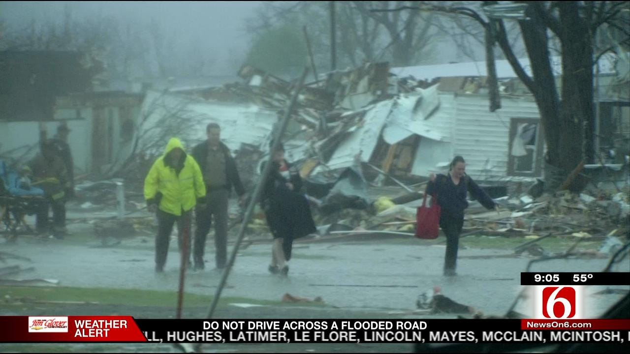 At Least 1 Person Dead; 50 Mobile Homes Destroyed In Sand Springs Tornado