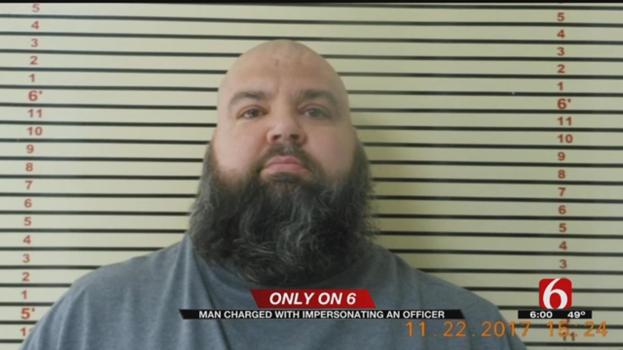 Coweta Man's Police Impersonator Charge Upgraded To Felony
