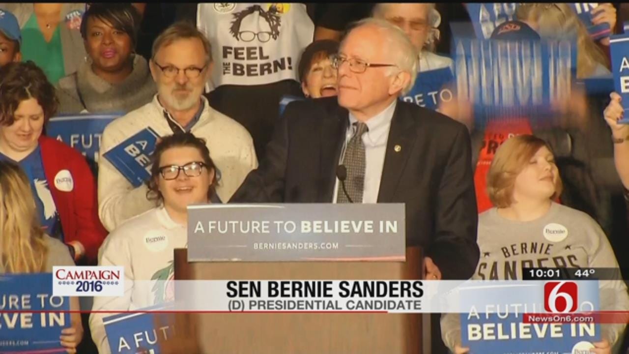 Sanders To Tulsa Crowd: 'Together We Can Accomplish Anything'