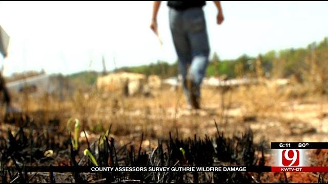 County Assessors Survey Guthrie Wildfire Damage