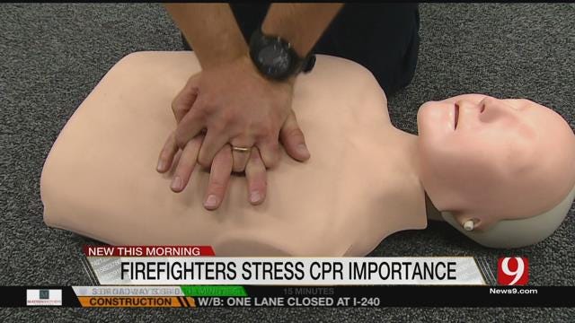 Fire Departments Helping Oklahomans Learn CPR Basics