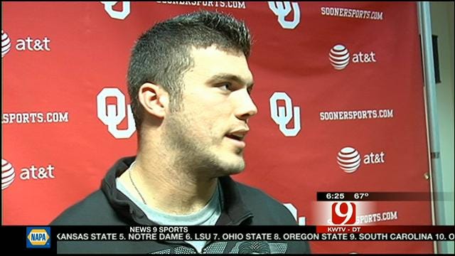 Sooners Quarterback Blake Bell Learning To Lead
