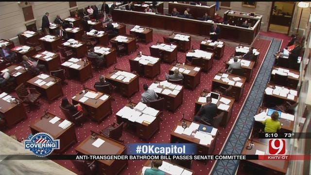 Oklahoma Senate Committee Passes Controversial Transgender Bathroom Bill