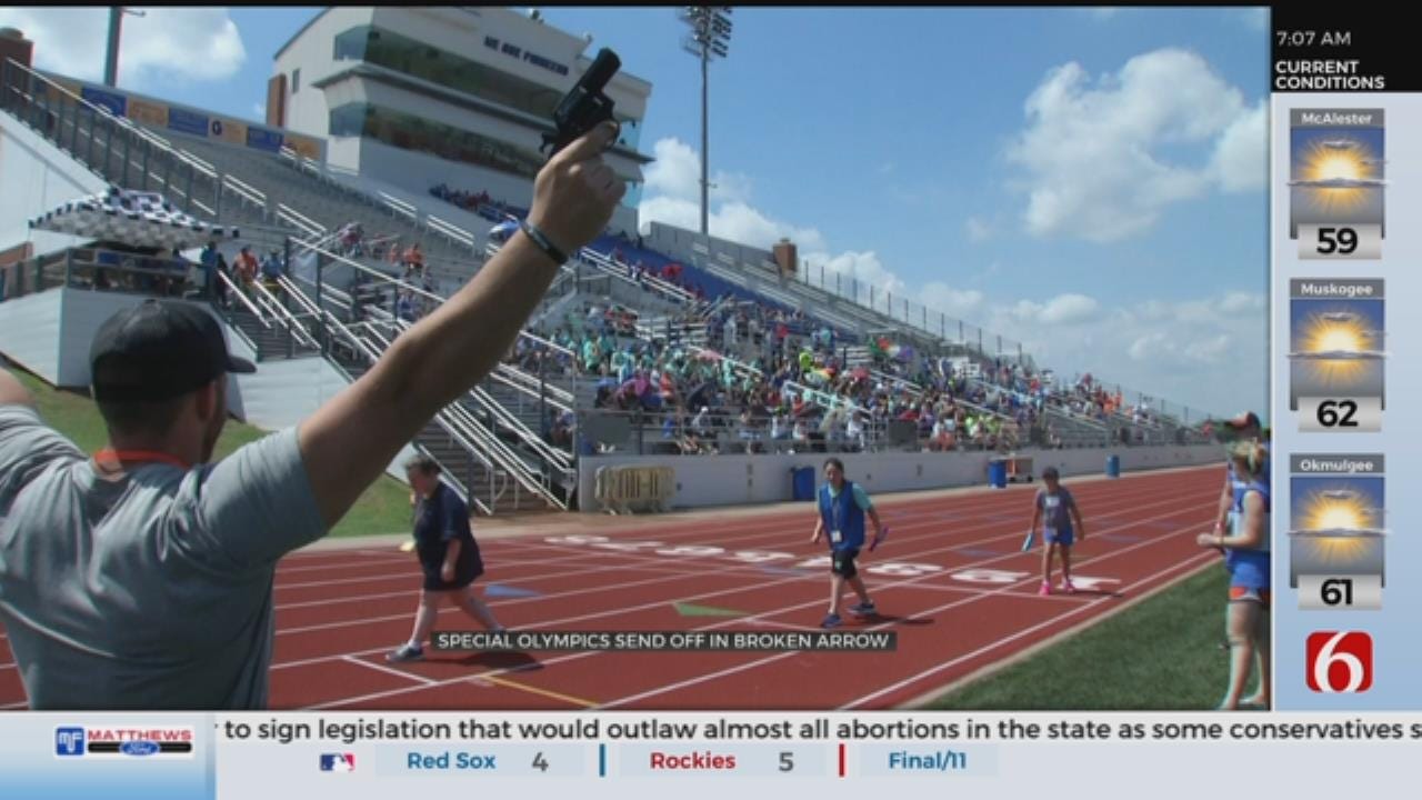 Broken Arrow Holds Send Off For Special Olympics Athletes