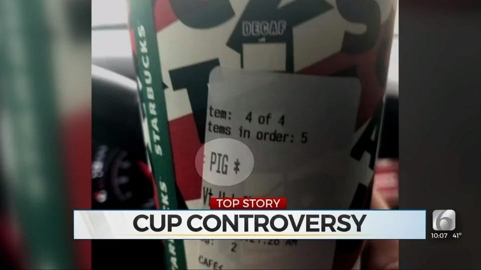 Starbucks Cups Labeled 'PIG' Sold To Oklahoma Officer, Police Chief Says