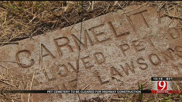OKC Pet Cemetery To Be Cleared For New Highway Construction
