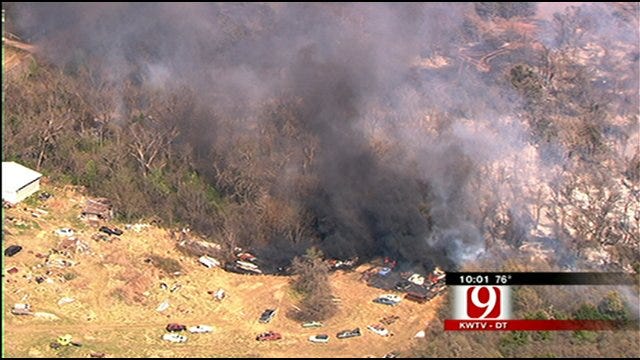Wildfires Sparked Across Oklahoma County As Dry Conditions Continue