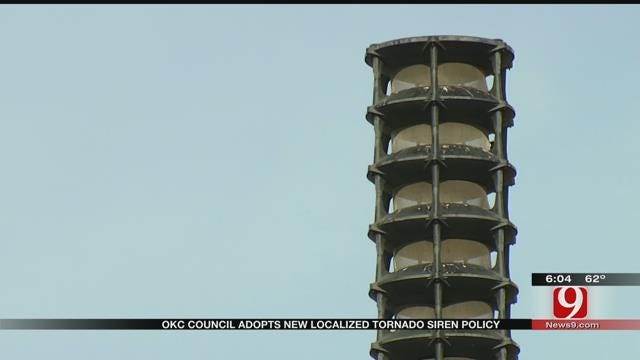 OKC Council Adopts New Localized Tornado Siren Policy