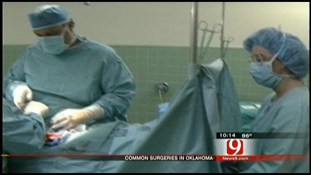 Oklahomans Having Some Surgeries More Than National Average