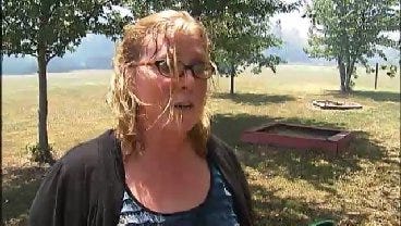 WEB EXTRA: Creek County Resident CC Marino Talks About The Fire Near Her Home