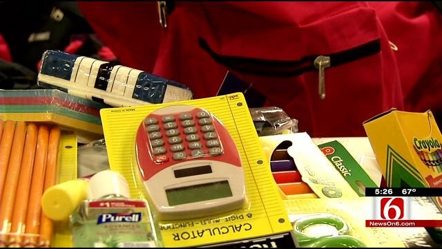 Backpacks Filled With School Supplies Donated To Tulsa Students