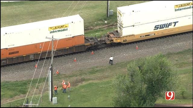 Emergency Crews Respond To Train Accident In Norman