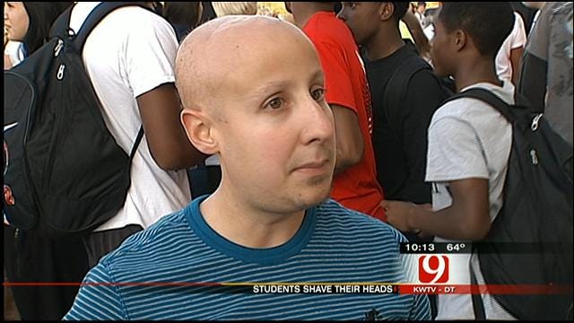 MWC High School Students Go Bald For Good Cause