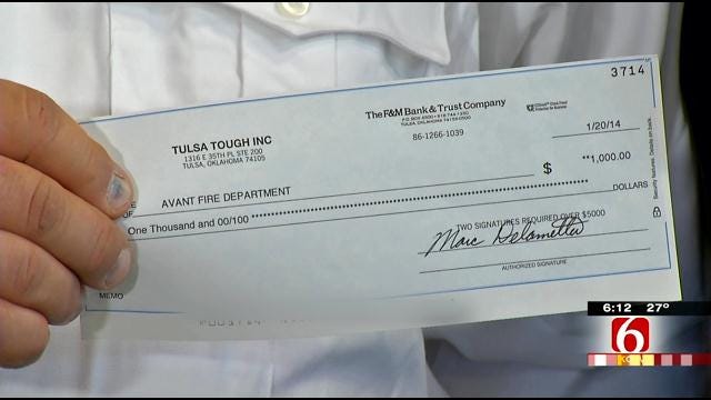 Tulsa Tough Donates To Fire Department Victimized By Vandal