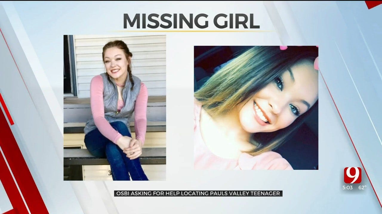 OSBI Asking For Public's Help In Locating Missing Pauls Valley Teen