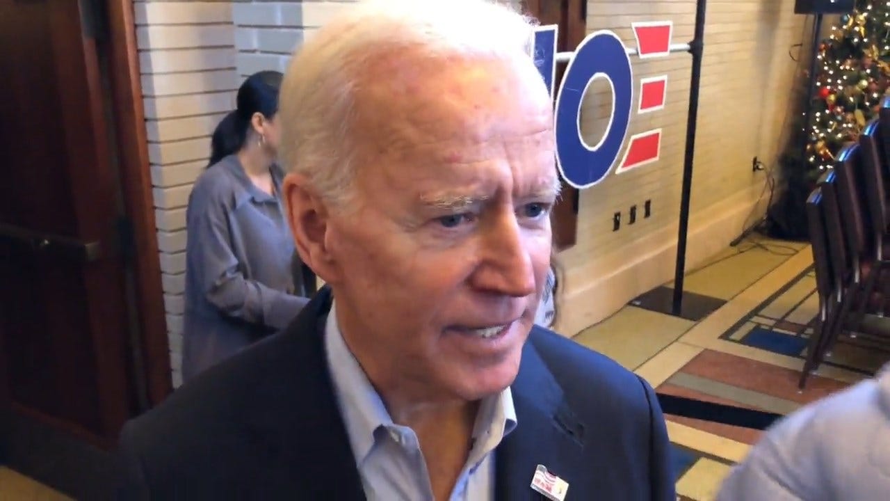 WATCH: Presidential Candidate Joe Biden Reacts To News Of Kamala Harris Dropping Out Of Race