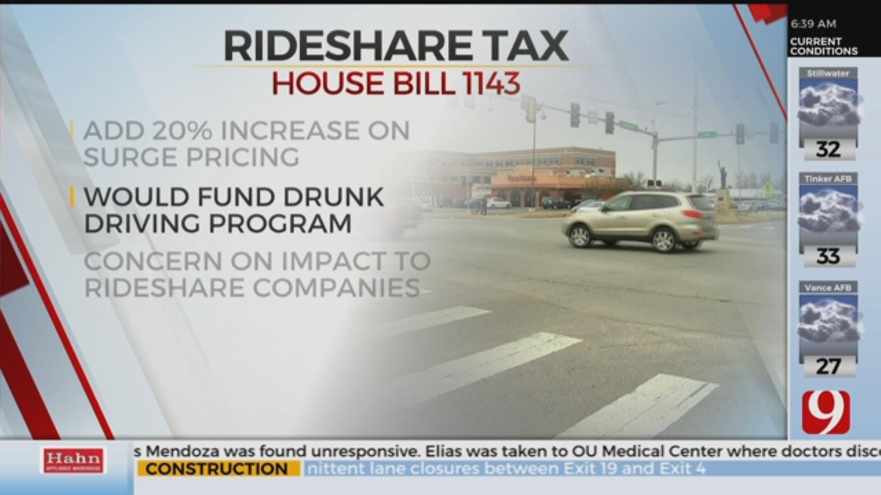 Bill Adds Fee To Ride Share Surge Price To Fund DUI Prevention