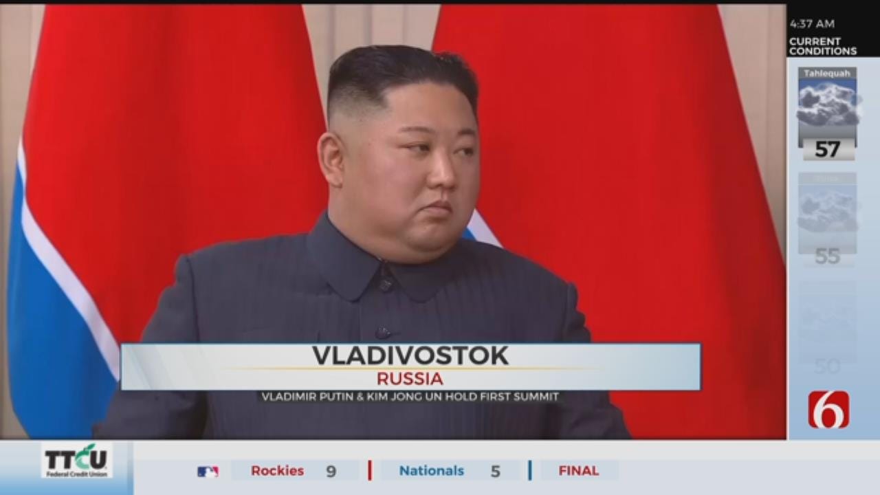 Putin Hosts Kim For Talks On North Korean Nuclear Standoff