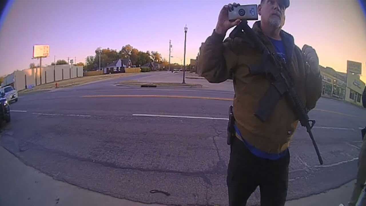 WATCH: Bodycam Video Released Of Officer's Interaction With Man Carrying AR-15 Near NE OKC Church