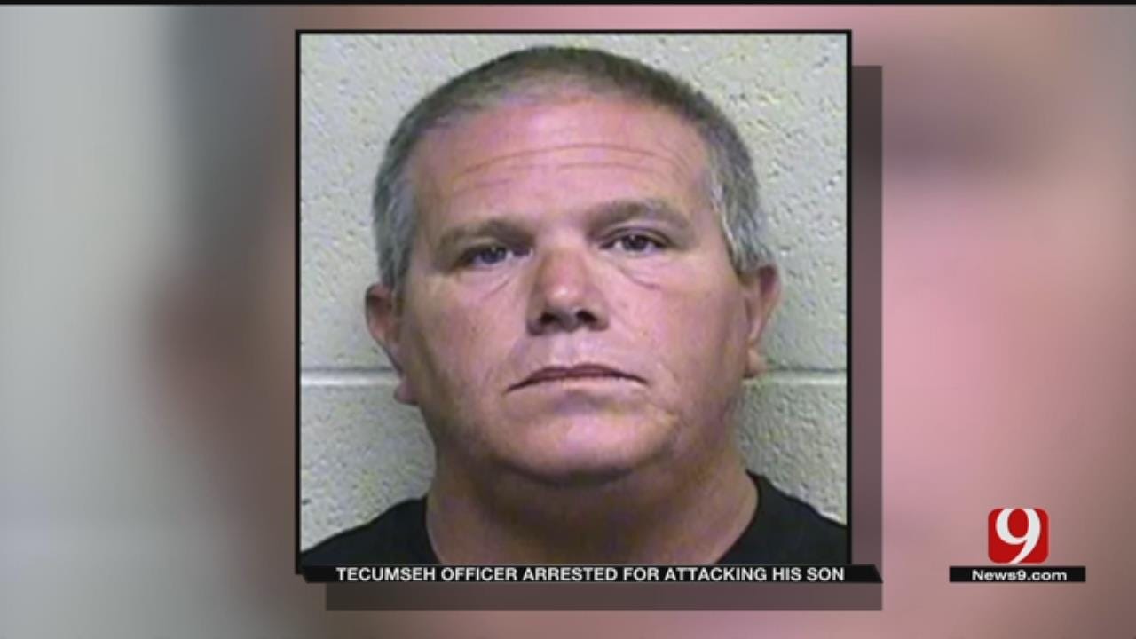 Tecumseh Police Officer Arrested, Accused Of Trying To Choke Son