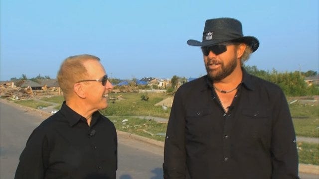 WEB EXTRA: Toby Keith Returns To Moore To Talk Exclusively With Gary England