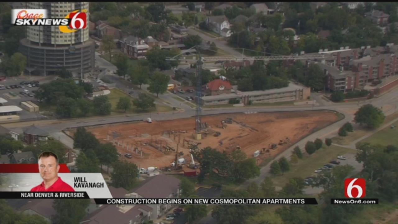 Cosmopolitan Apartments Going Up Near Tulsa's Gathering Place