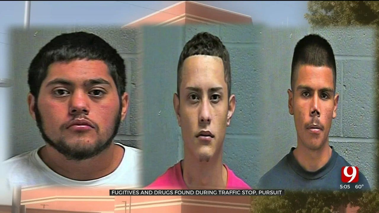 3 Fugitives Arrested, Face Multiple Drug Charges After Traffic Stop In OKC