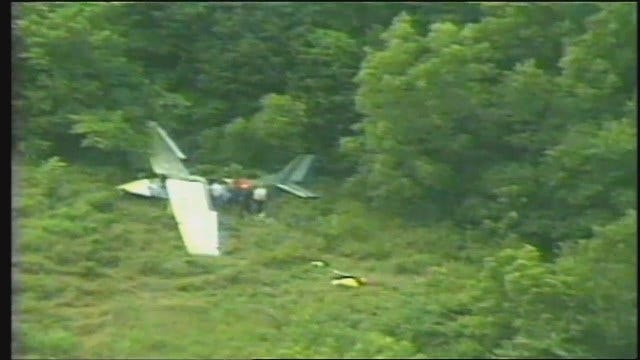 WEB EXTRA: Video Of The 2003 Plane Crash Near Cushing