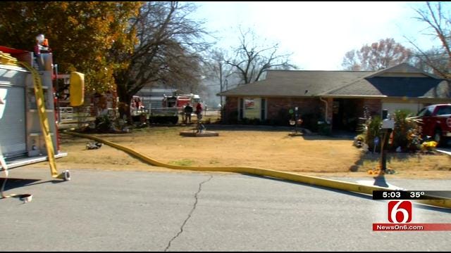 Jenks Man Laments Loss of Life's Work After Building Burns