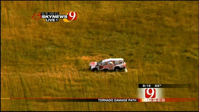 SkyNews 9: Weather Channel 'Tornado Hunt' Car Caught In Storm
