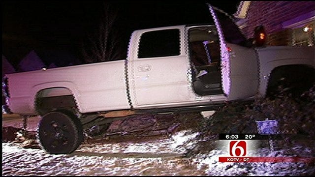 Driver Jailed After Chase Ends With Crash Into Broken Arrow Home