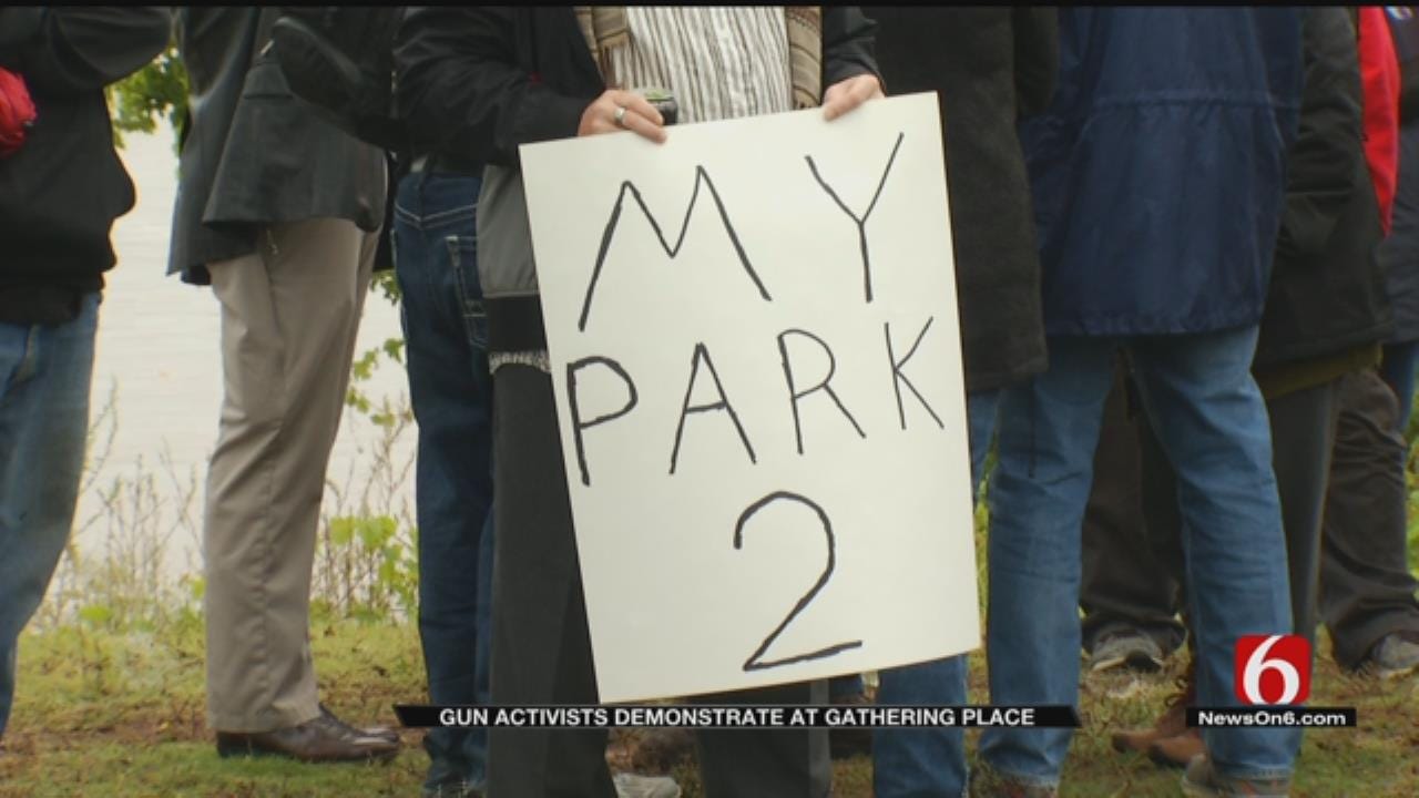 Gun Rights Activists Hold Rally In Tulsa's Gathering Place