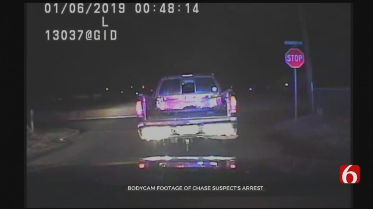 Bodycam Shows The Moment A Tulsa Chase Suspect Surrendered