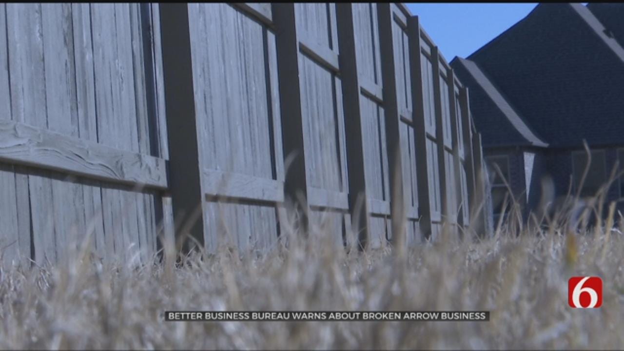 Better Business Bureau Issues Warning About Broken Arrow Fencing Company