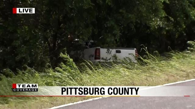 Three People, Including Two Rescuers, Pulled From Pittsburg County Flood Waters