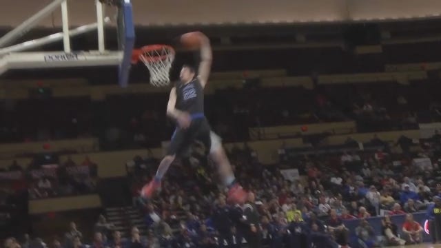 MUST SEE: Local Basketball Player Puts On Show In NAIA Dunk Contest