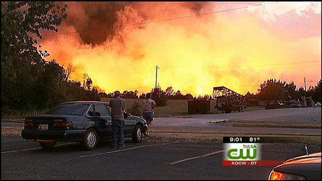 Creek County Wildfire Victims Move Forward; Suspect Still On The Run