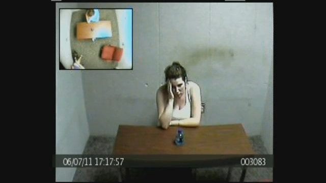 WEB EXTRA: Amber Hilberling In Interrogation Room, Part 1