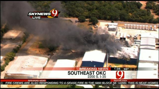 Dozens Of OKC Firefighters Called Out To Plant Fire