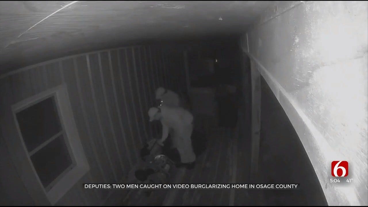 Video Shows 2 Men Burglarizing Osage County Home