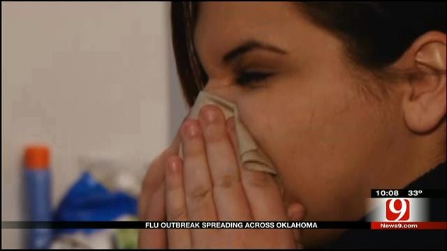 Number Of Flu Cases Climb Across Oklahoma