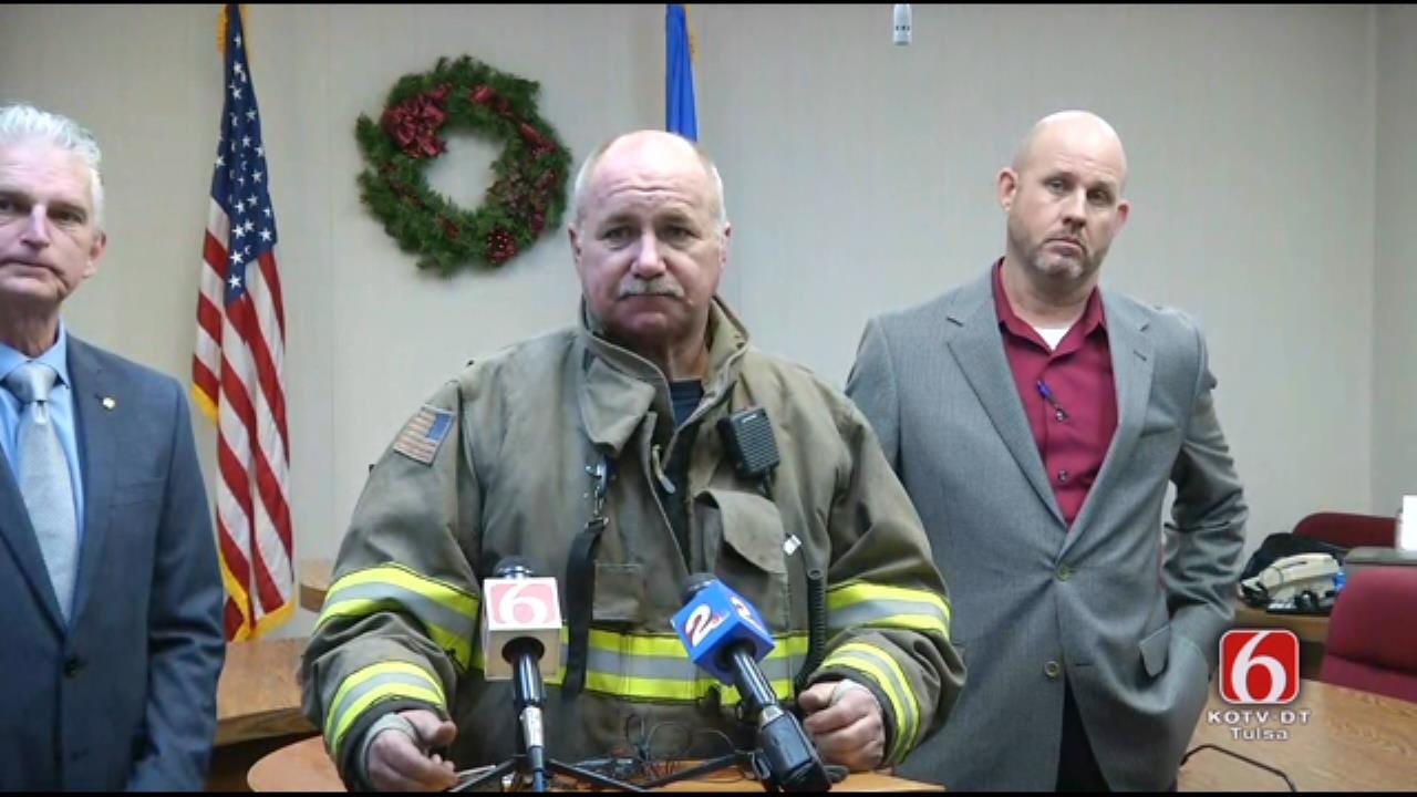 WEB EXTRA: City Of Wagoner News Conference On Downtown Fire