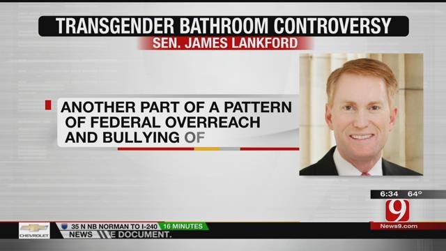 Sen. James Lankford To Lead Hearing On Transgender Bathroom Issue