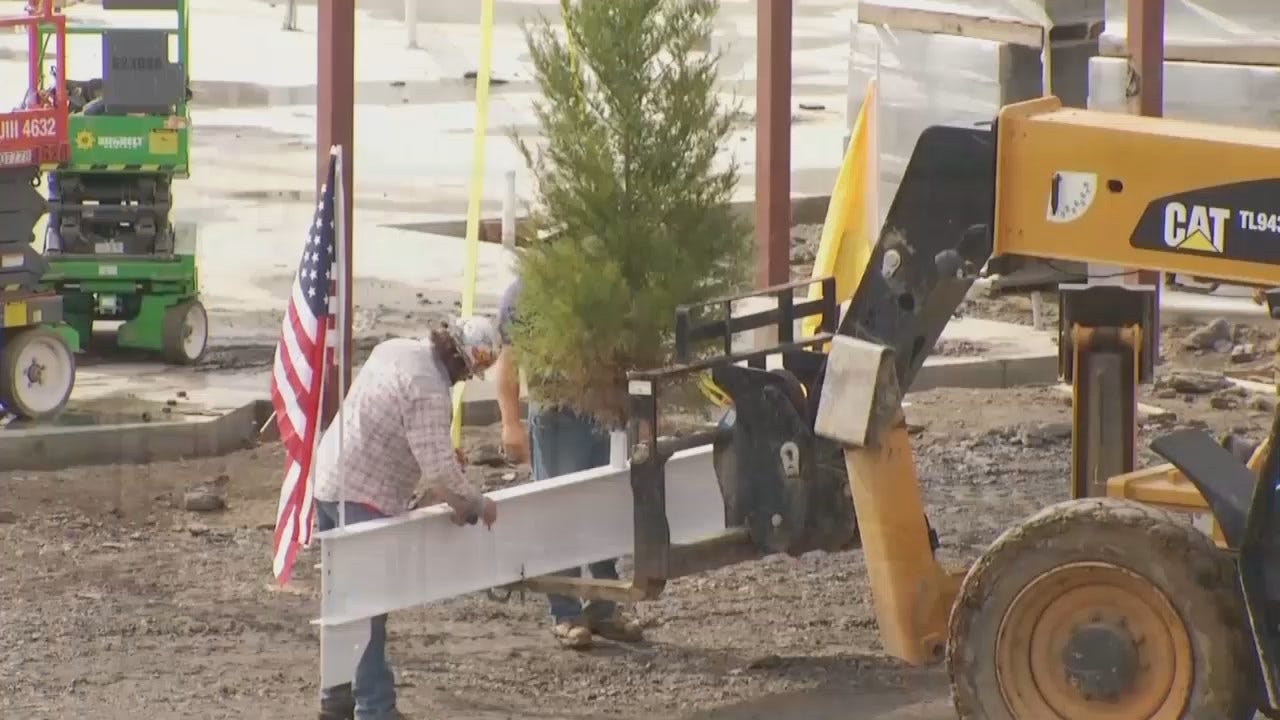 WEB EXTRA: Video From The School's Topping Out Ceremony