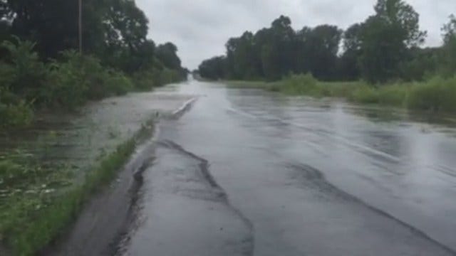 WEB EXTRA: Muskogee Flooding On South York