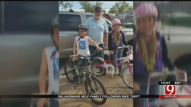 Oklahomans Help Family Following Bike Theft In SE OKC